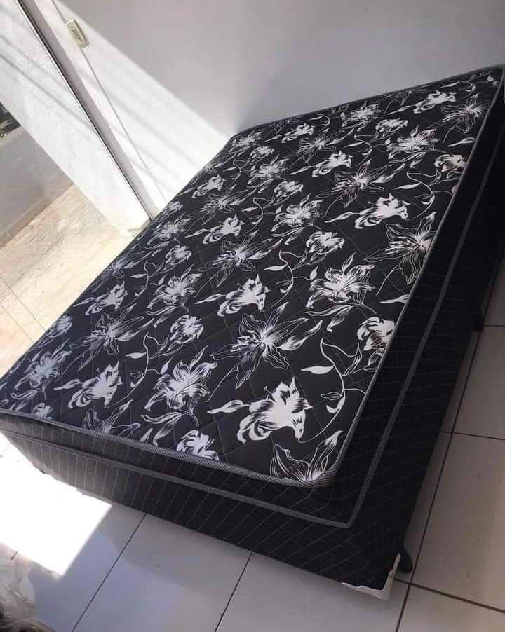 Cama Box Conjugada - Estampa Escura 2
